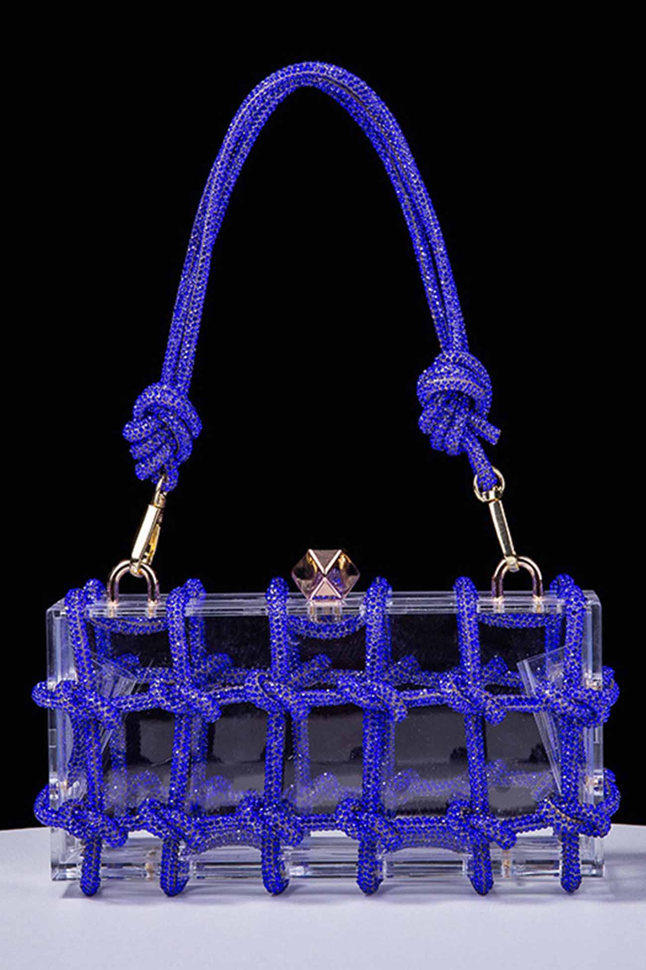 Rhinestone Clear Shoulder Bag