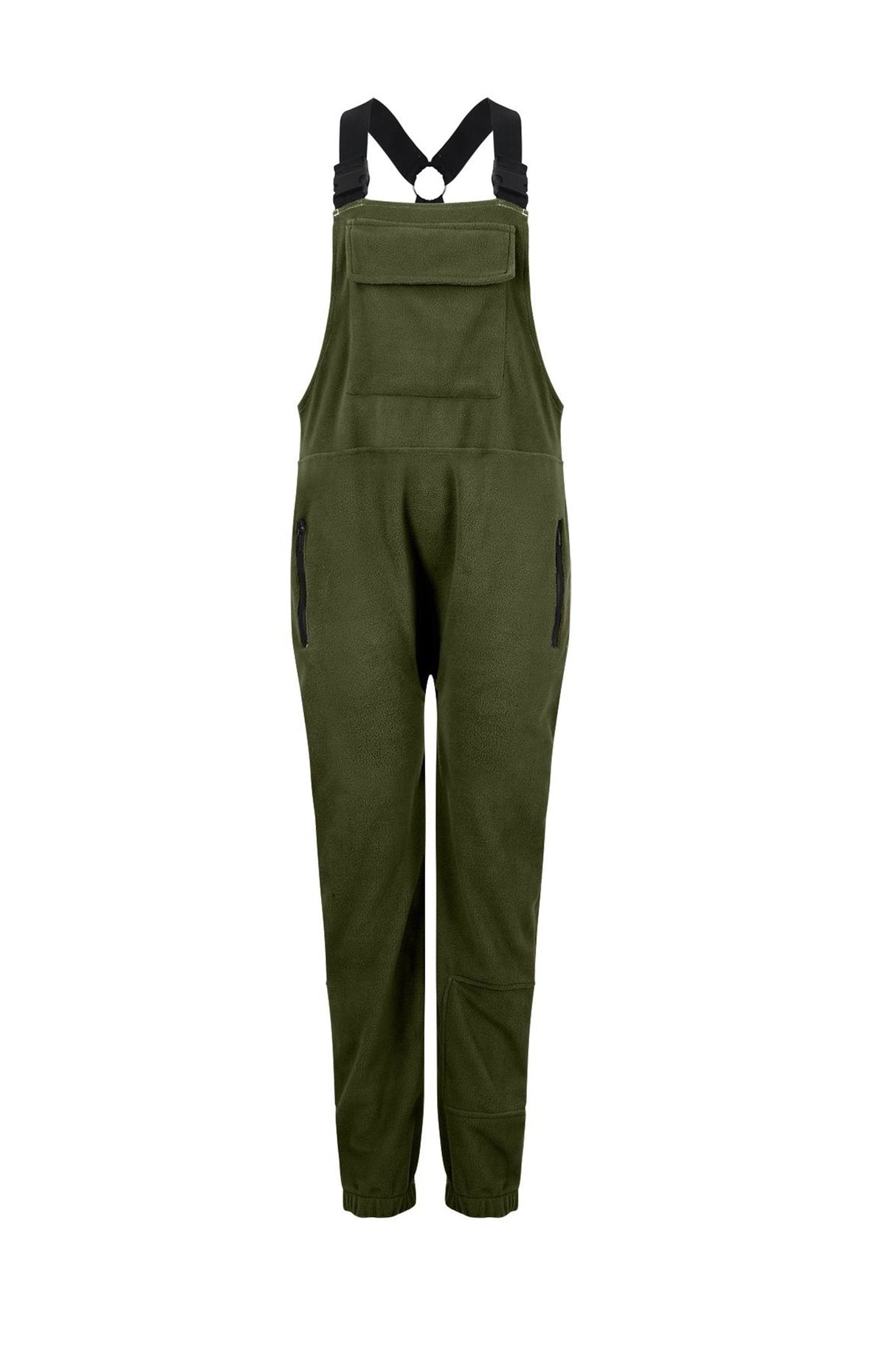 Arolora polar-fleece-sleeveless-baggy-overalls