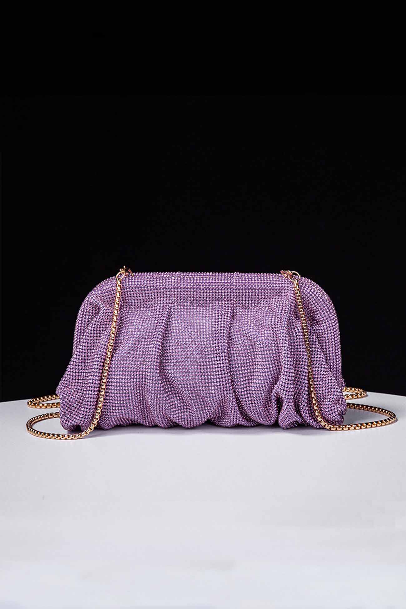 Rhinestone Clutch Crossbody Bag