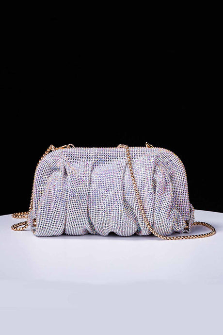 Rhinestone Clutch Crossbody Bag