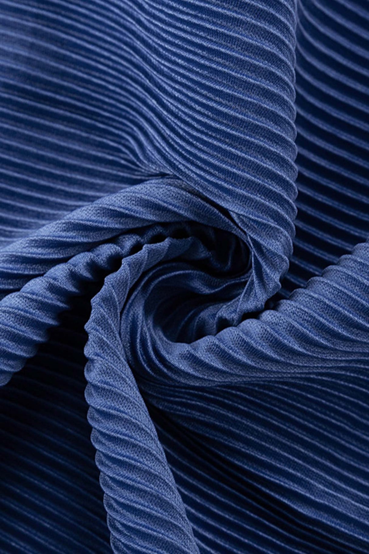 Blue Hoodie Halter Vest Three-Piece Pants Set