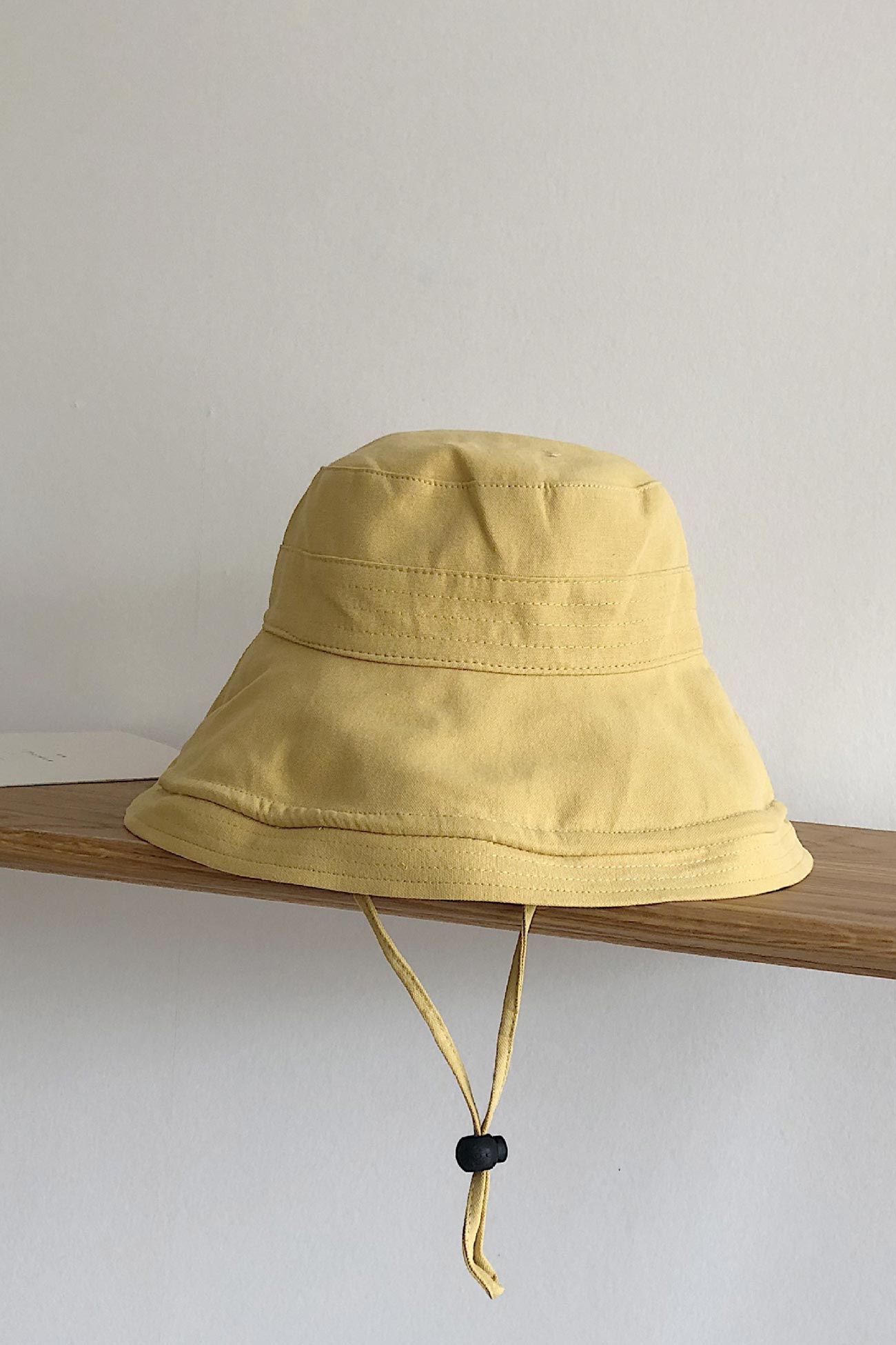 Solid Color Wide Brim Bucket Hat