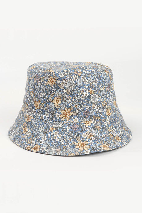 Daisy Print Reversible Bucket Hat