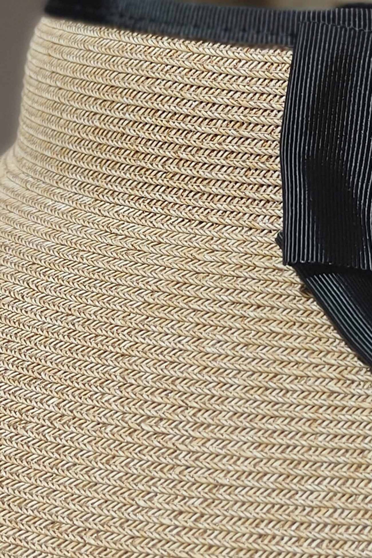 Foldable Bow Ties Straw Hat