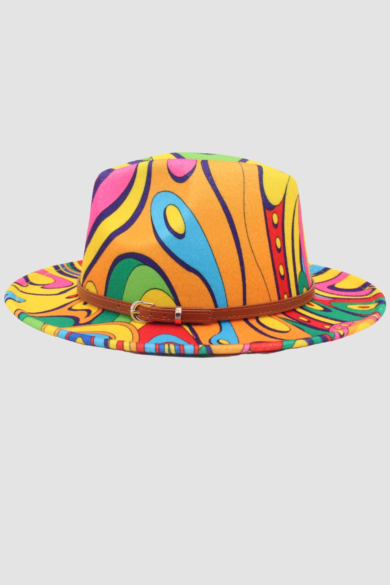 Graffiti Belt Fedora Hat