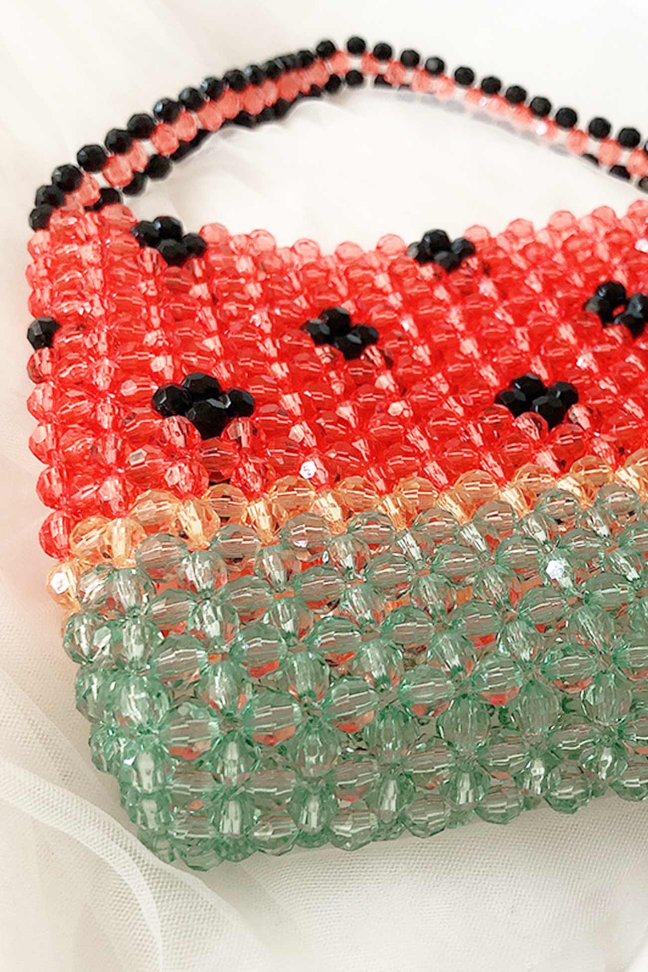 Handmade Watermelon Beaded Bag
