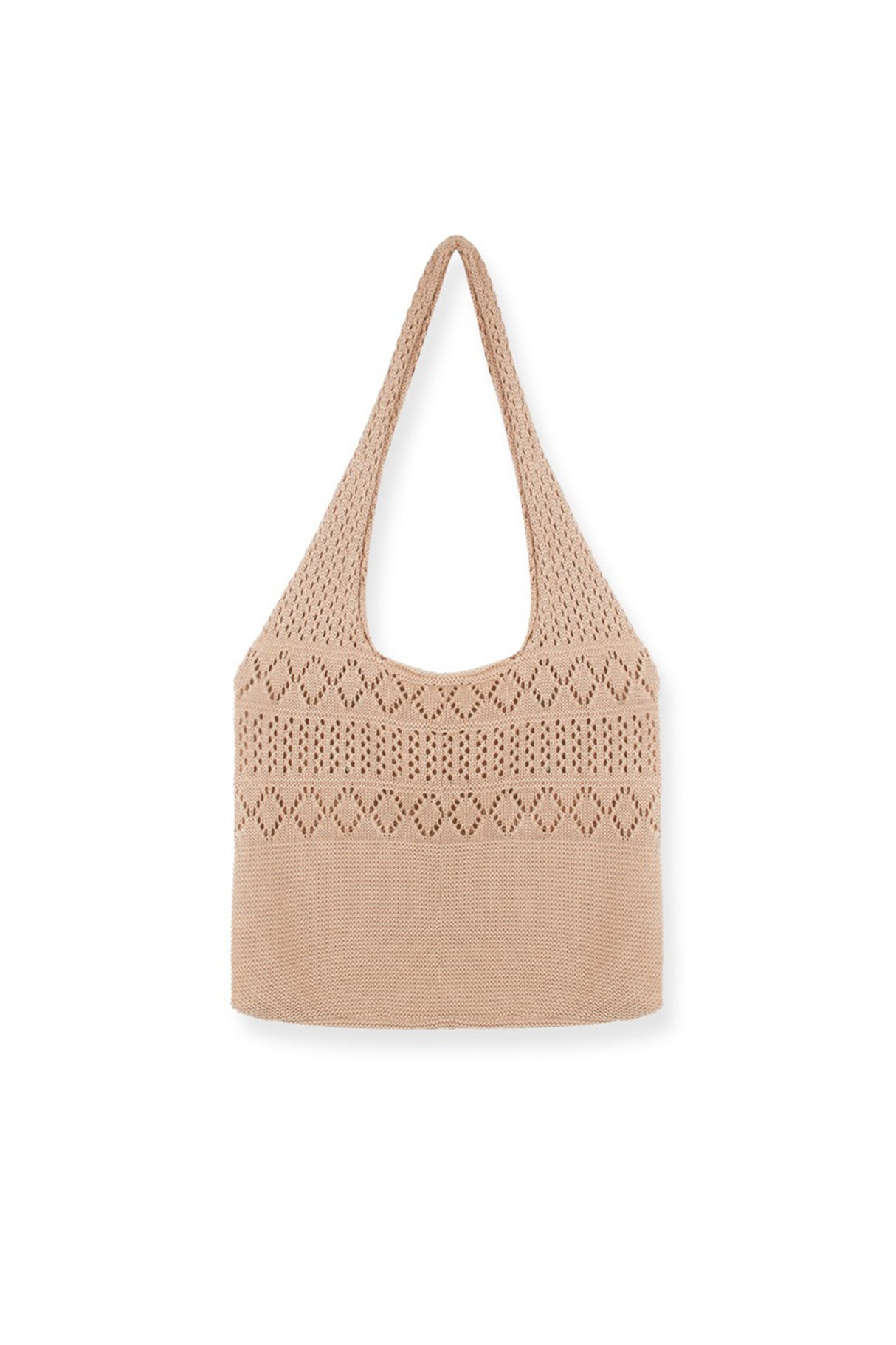 Hollow-out Crochet Knitted Tote Bag