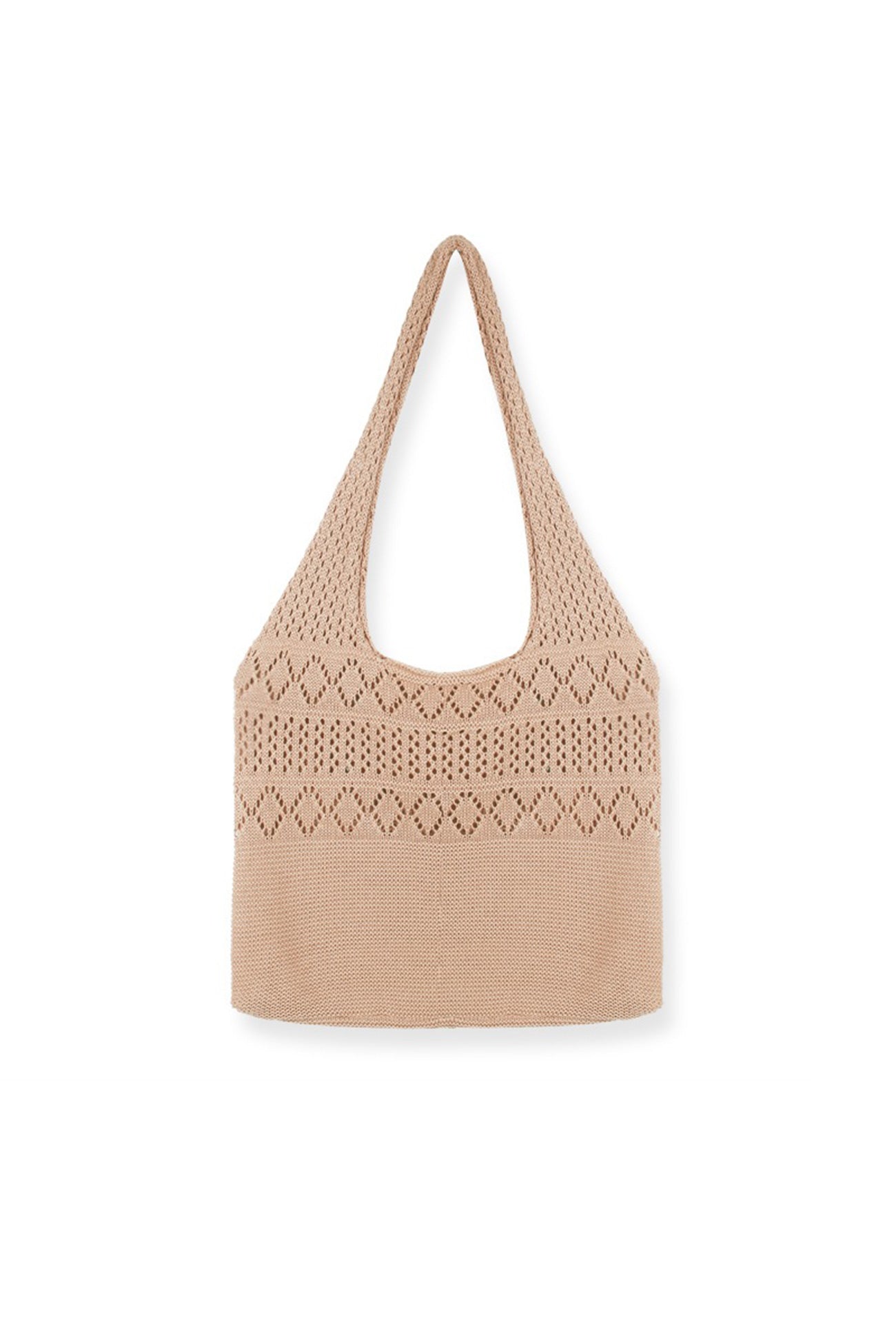 Hollow-out Crochet Knitted Tote Bag