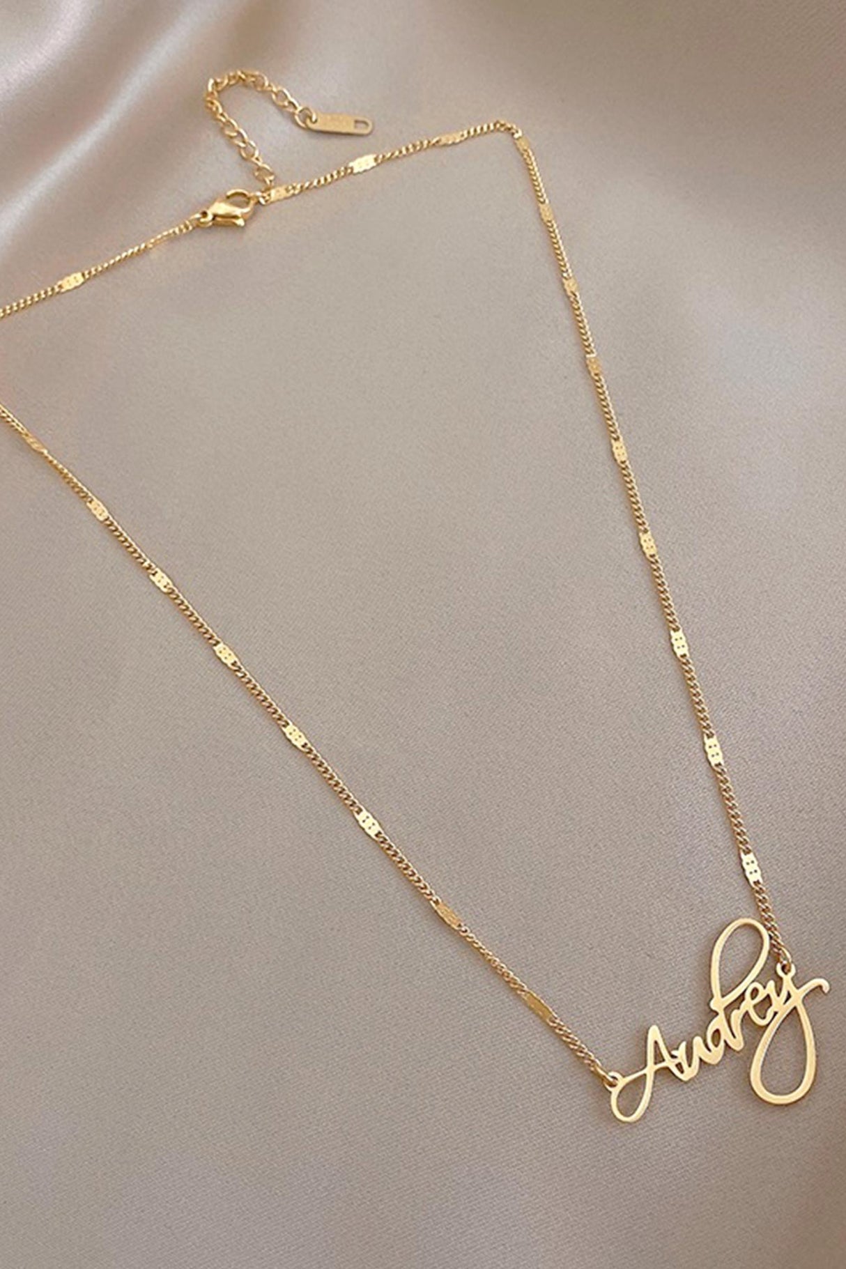 Minimalist Letter Necklace
