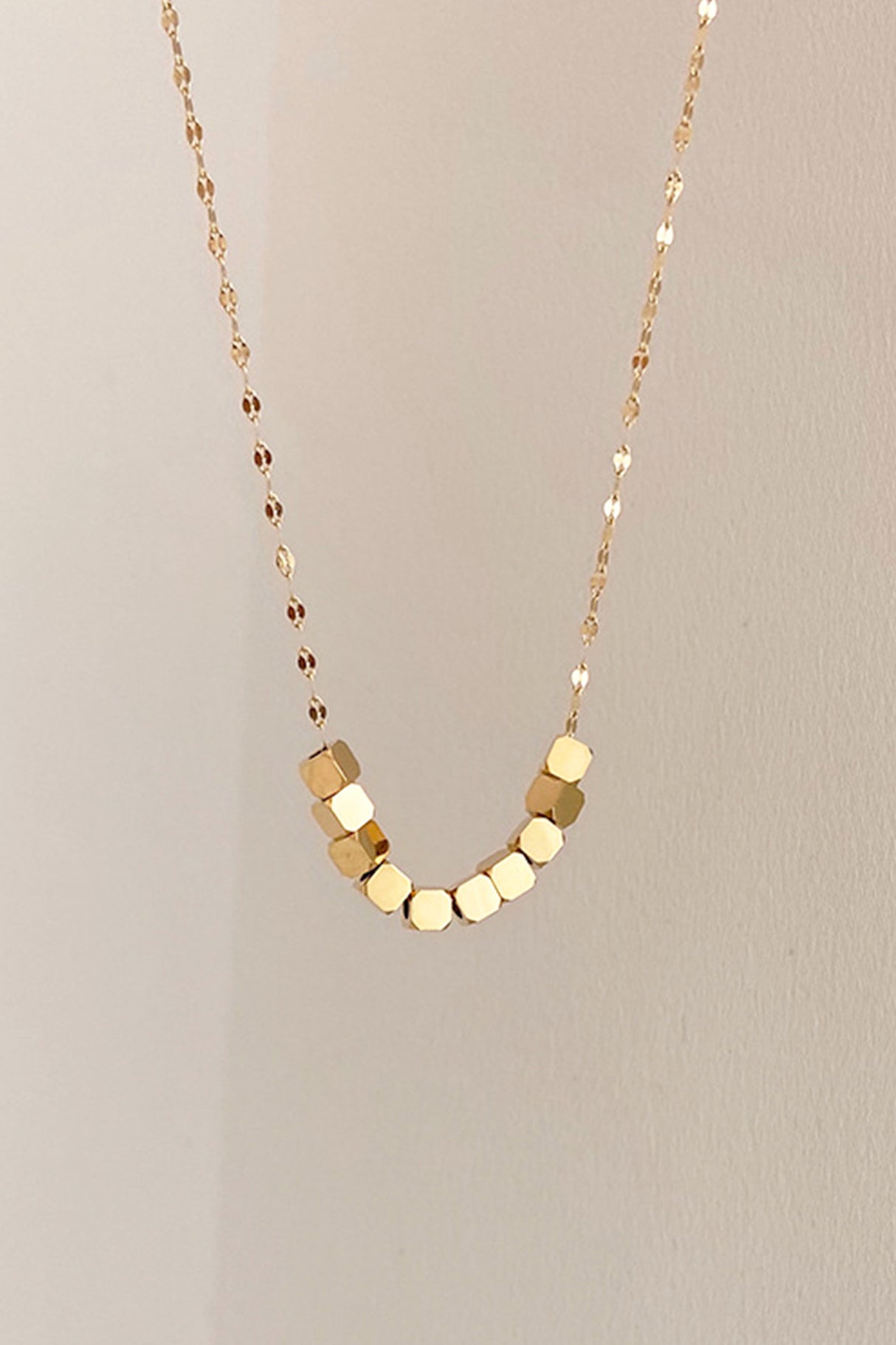 Small Square Minimalist Necklace