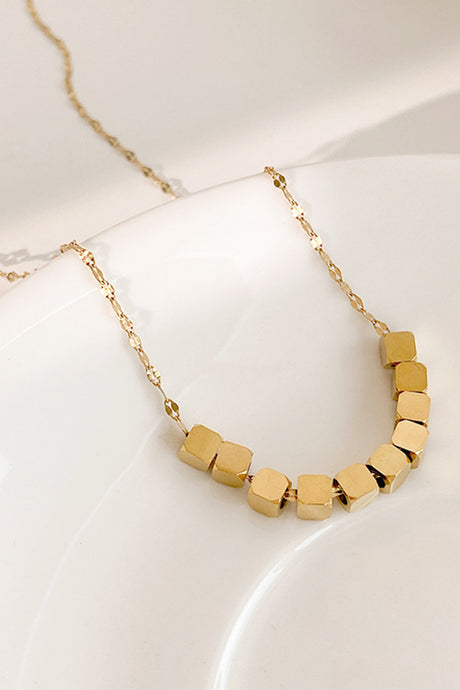 Small Square Minimalist Necklace
