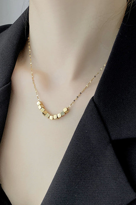 Small Square Minimalist Necklace