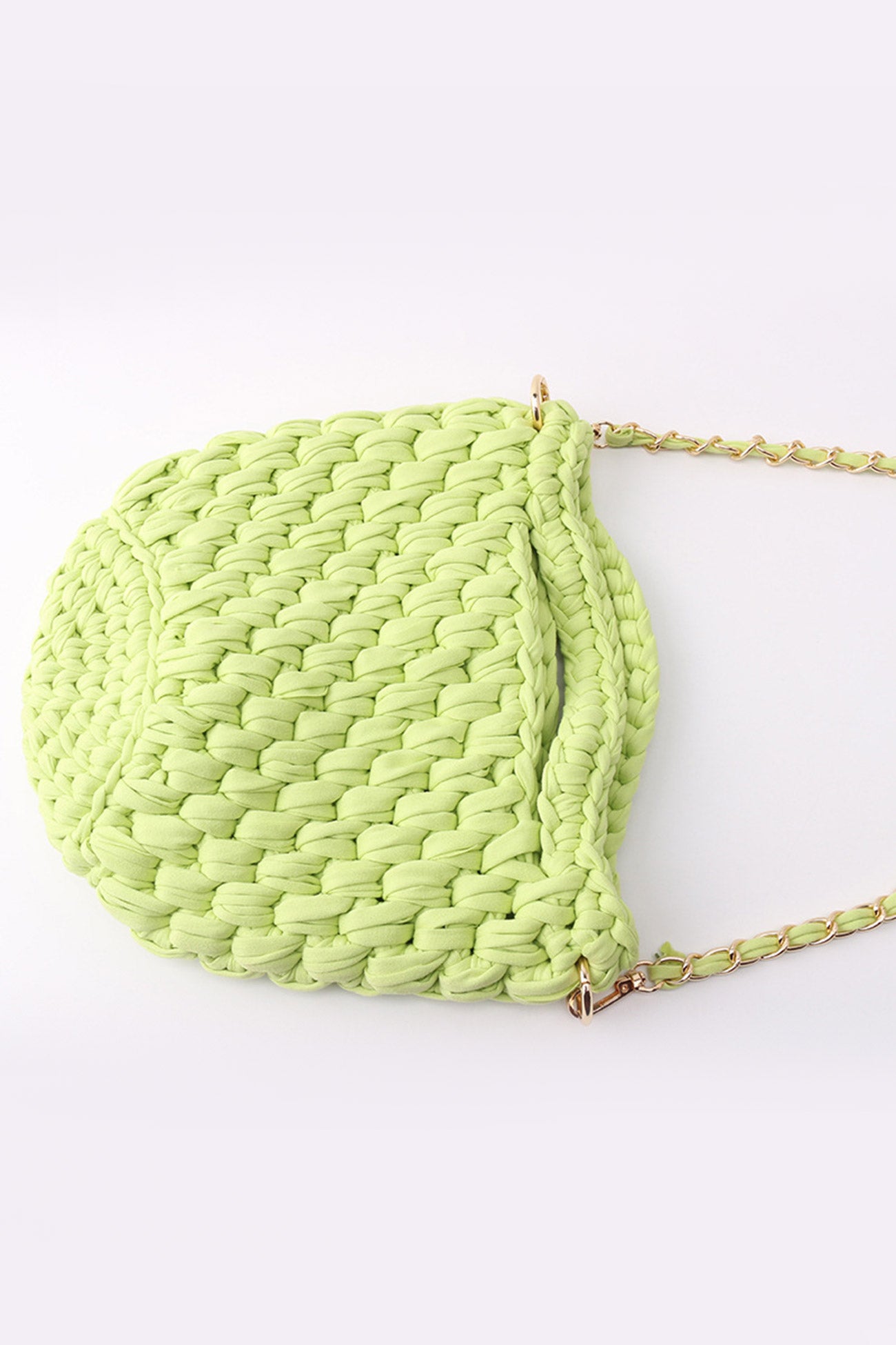 Solid Handwoven Crossbody Bag