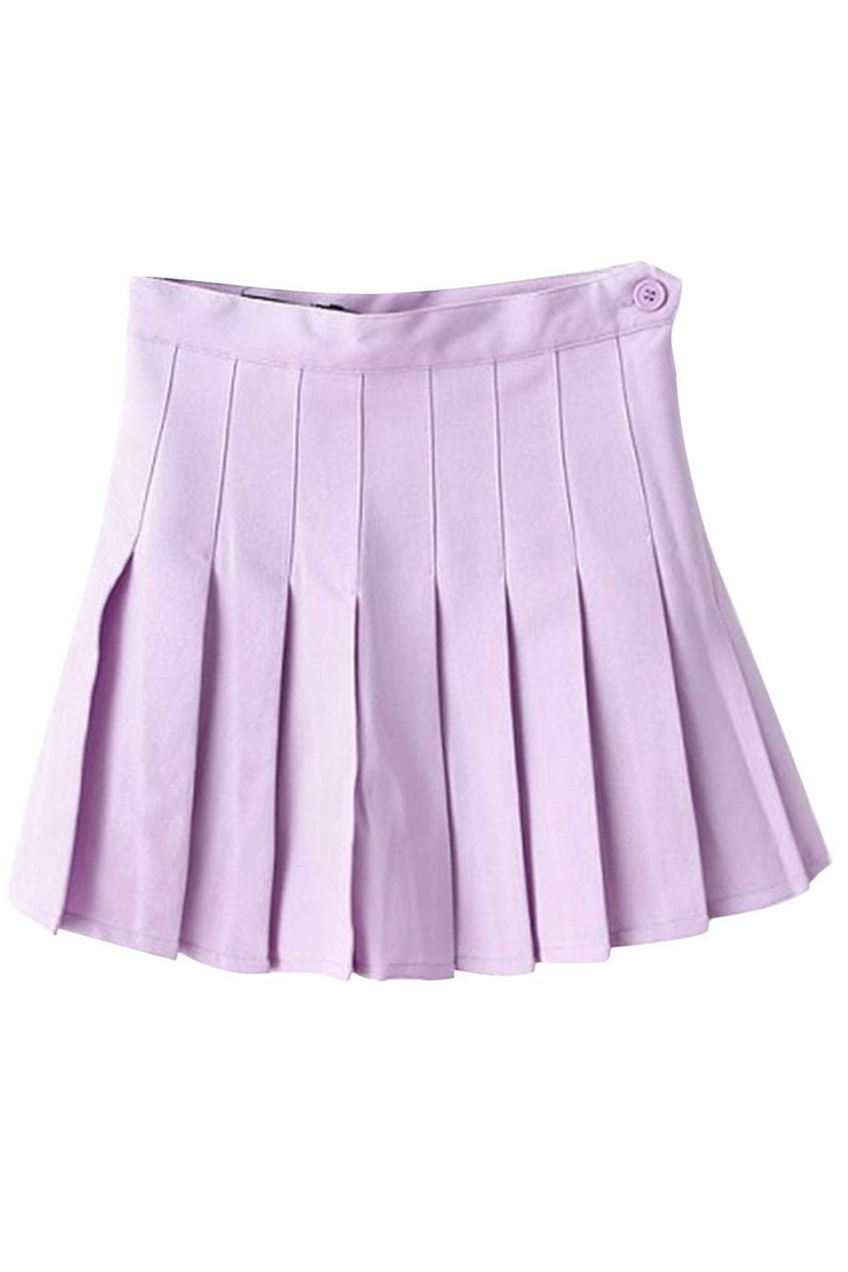 Slim High Waist Pleated Tennis Mini Skirts