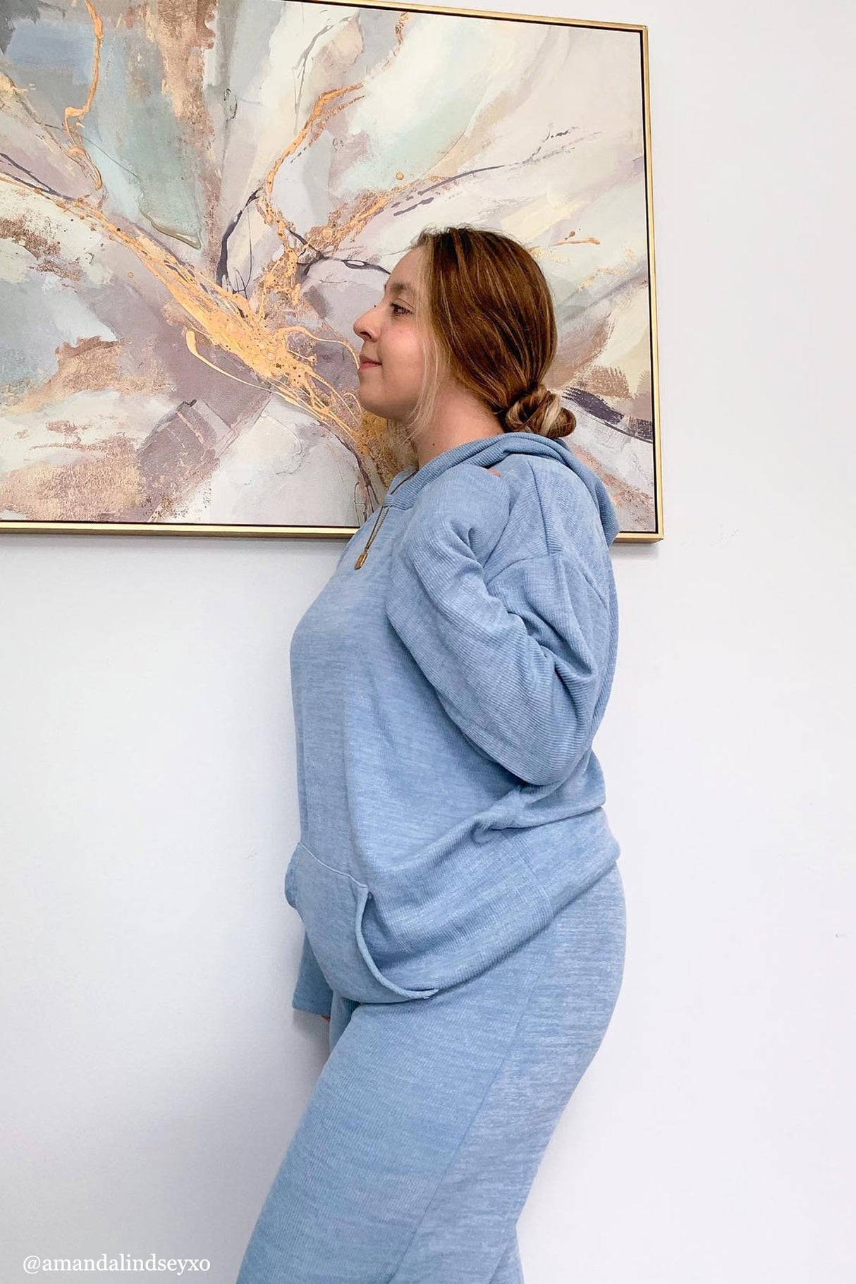 Two-piece Solid Color Hooded Sweater