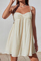 Bow Tie-up Cami Mini Dress