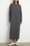 Crew Neck Long Sleeve Sweashirt Dress