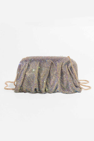 Rhinestone Clutch Crossbody Bag