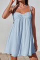 Bow Tie-up Cami Mini Dress