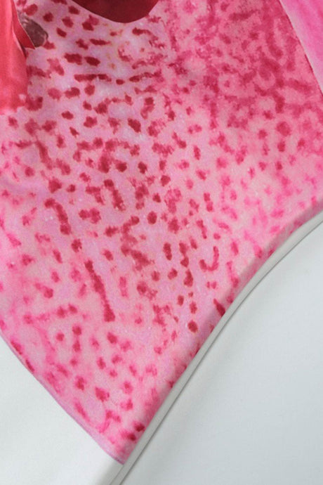 Arolora Floral Cowl Neck Pack Hip Dress