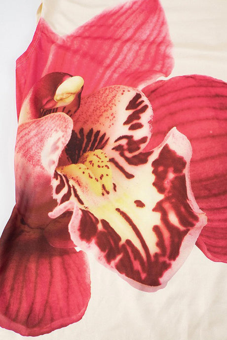 Arolora Floral Slop Shoulder Ruffle Mini Dress