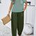 Arolora Bat Sleeve Knit Tops Harem Pants Set