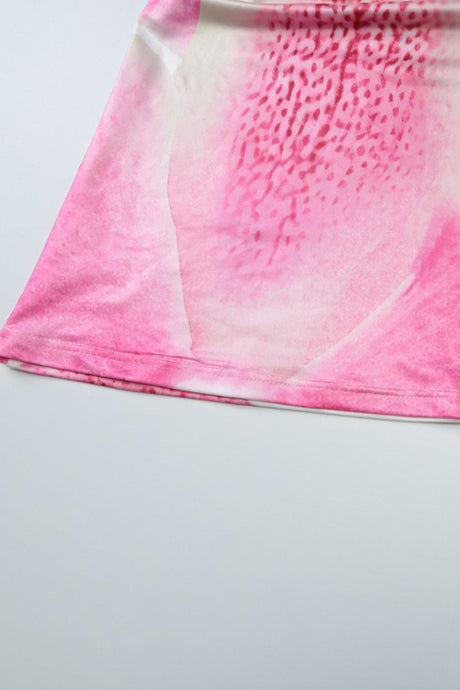 Arolora Floral Cowl Neck Pack Hip Dress