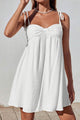 Bow Tie-up Cami Mini Dress