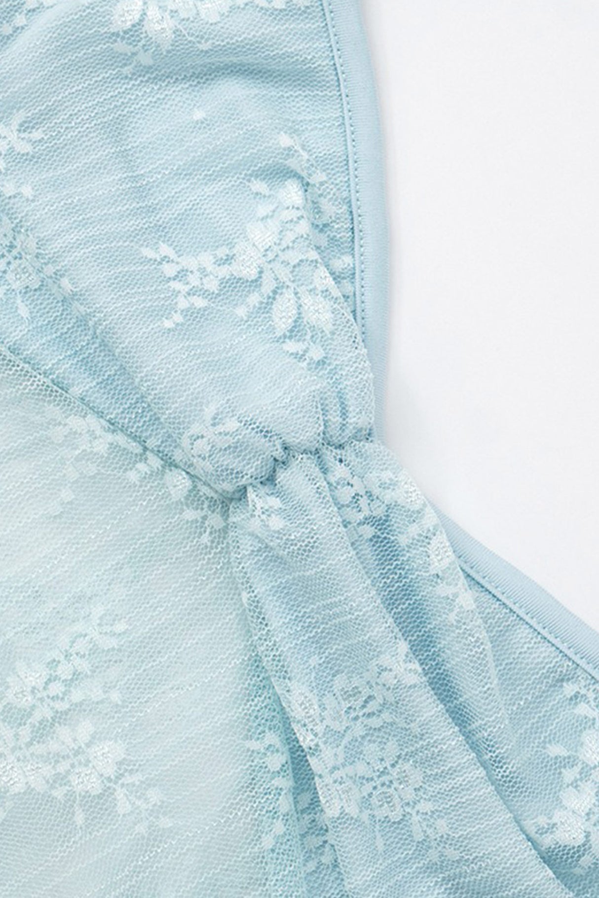Low Cut Lace Patchwork Ruched Cami Dress