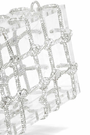 Rhinestone Clear Shoulder Bag