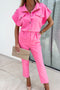 Arolora Cap Sleeve High Waist Cargo Jumpsuits