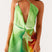 Arolora Floral Cowl Neck One-shoulder Mini Dress