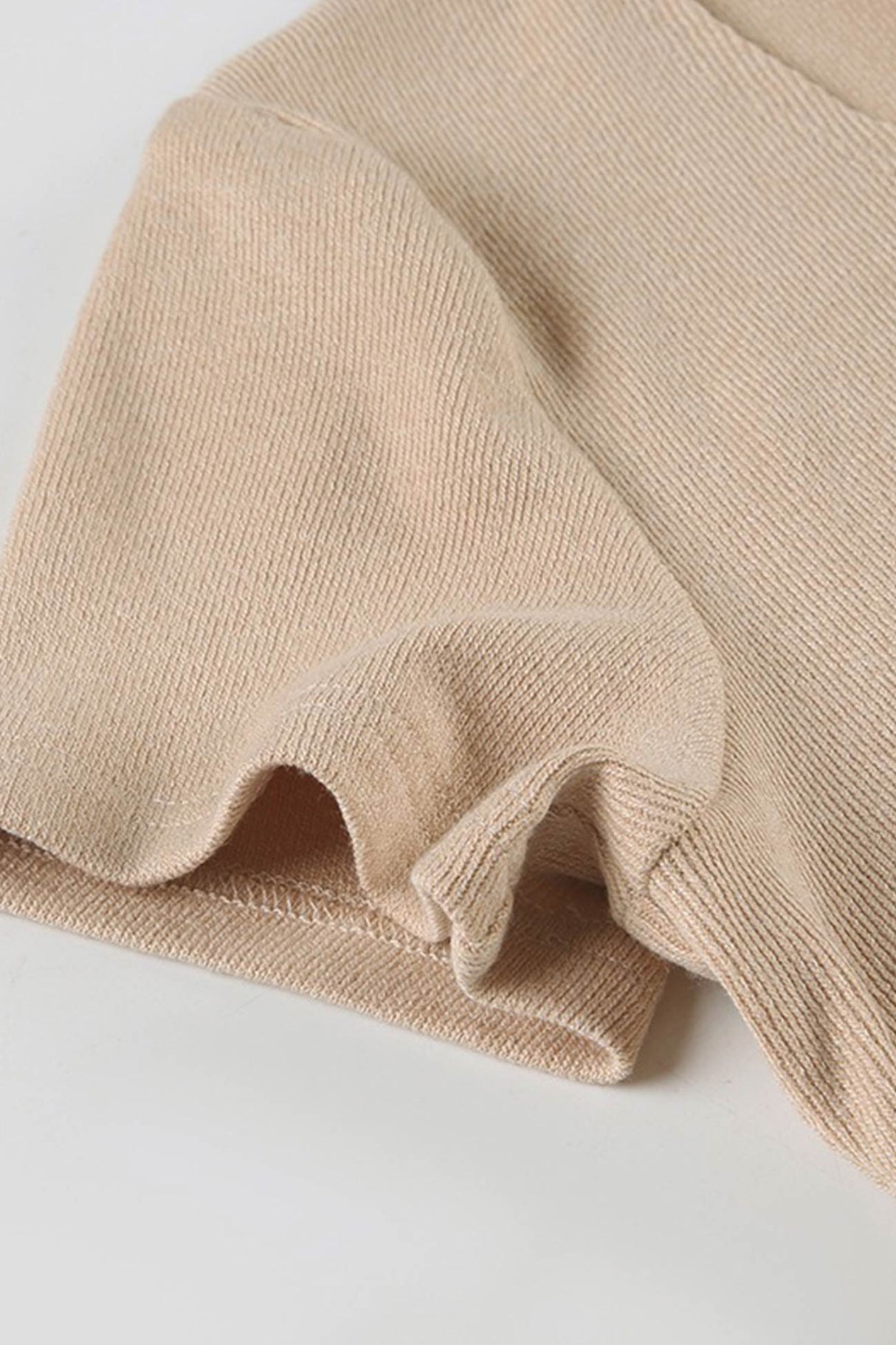 V Neck Single-breasted A-line Knit Dress