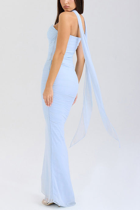 Mesh Corset Vest Pack Hip Skirt Set