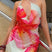 Arolora Floral Cowl Neck One-shoulder Mini Dress
