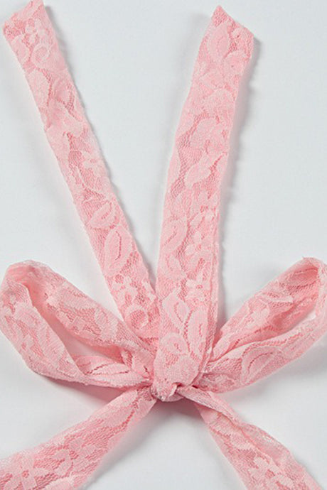 Halterneck Lace Patchwork Ruched Dress