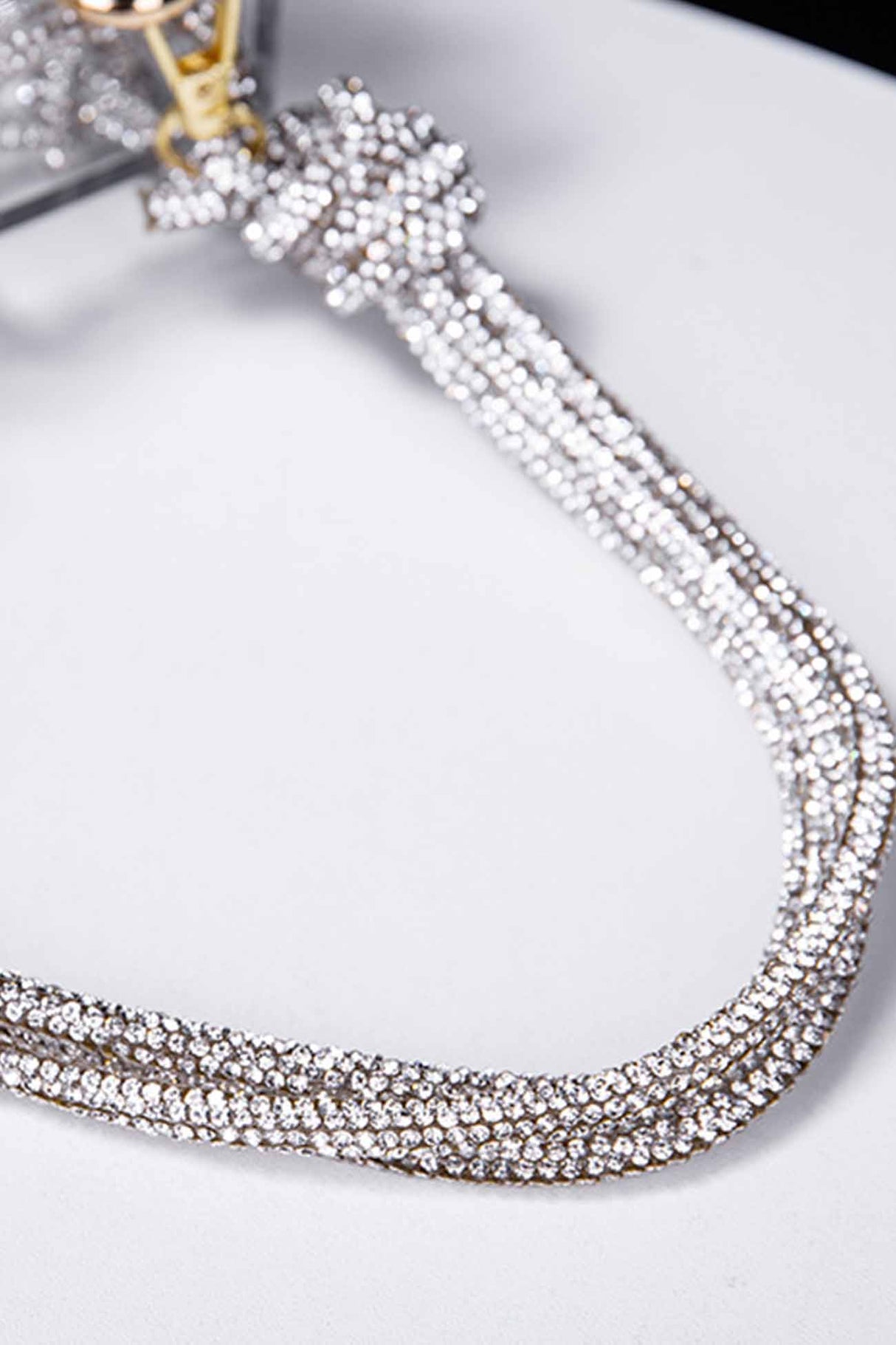 Rhinestone Clear Shoulder Bag