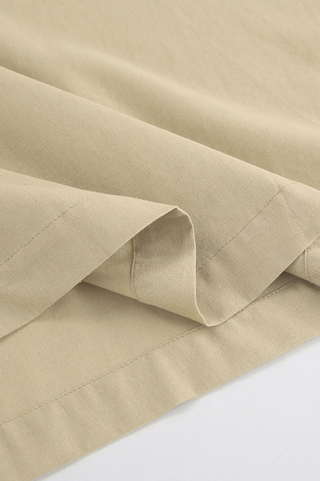 Halter Neck Backless Cotton Linen Dress