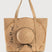 Arolora Handmade Solid Color Straw Bag With Hat