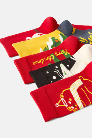 Christmas Gift Box 4 Socks Set