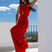 Arolora Criss-cross Halterneck High Waist Jumpsuits