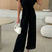 Arolora Ruffled Sleeve Tie-up Waisted Jumpsuits