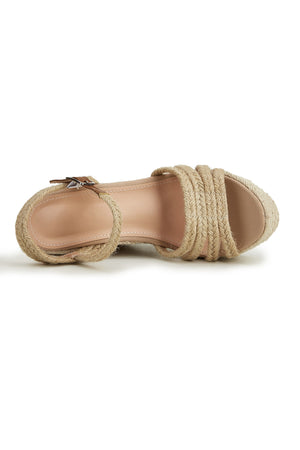 Arolora Ankle Strap Espadrille Wedge Sandals