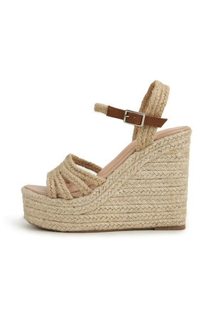 Arolora Ankle Strap Espadrille Wedge Sandals