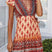 Arolora Bohemian V Neck Tie-waist Slit Mini Dress