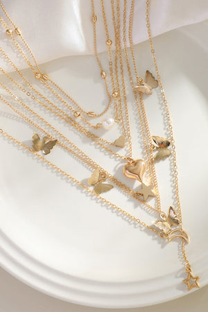 Butterfly Stacking Necklace