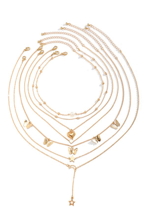 Butterfly Stacking Necklace