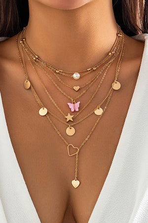 Butterfly Stacking Necklace