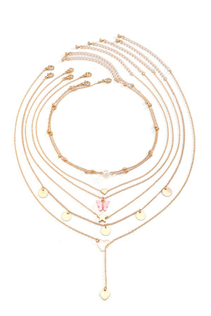Butterfly Stacking Necklace