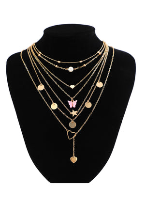 Butterfly Stacking Necklace
